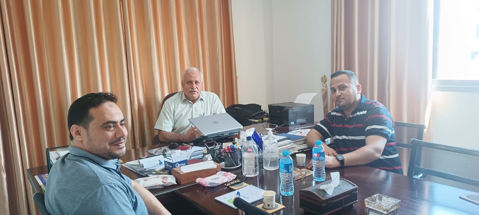 التوعية تعقد اجتماعاً مع مجموعة الهيدرولوجيين الفلسطينيين لبحث سبل التعاون.
