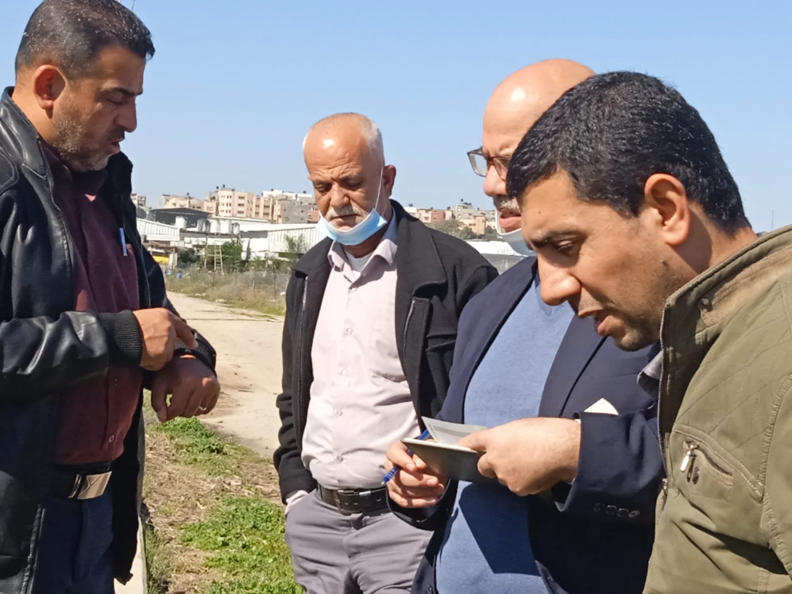 زيارة ميدانية للمدخل الجنوبي لوادي بيت حانون